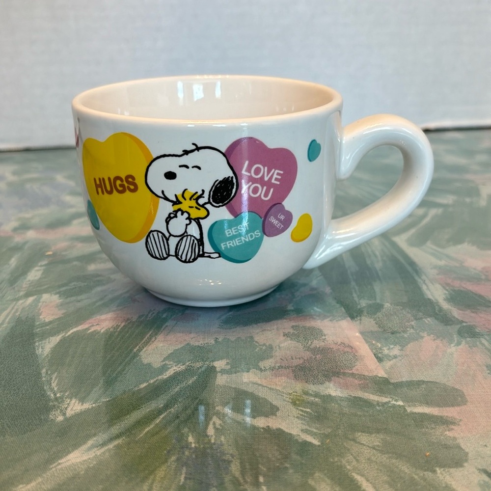 Snoopy and Woodstock Hugs Love You Best Friends Ur Sweet Mug